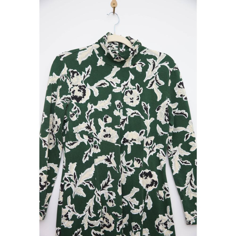 Tanya Taylor Thea Green Floral Dress Size M - Picture 5 of 9